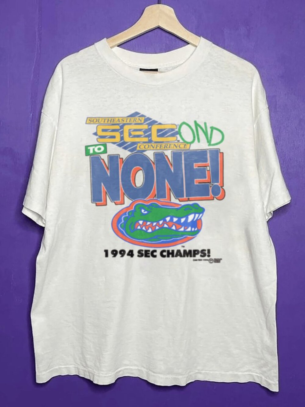 Vintage Florida Gators 1994 Sec Champs Southeastern Shirt, University of Florida